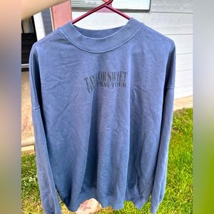 Viral Eras Tour Taylor Swift Blue Crewneck
